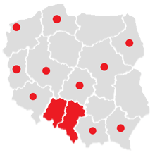 Mapa województw